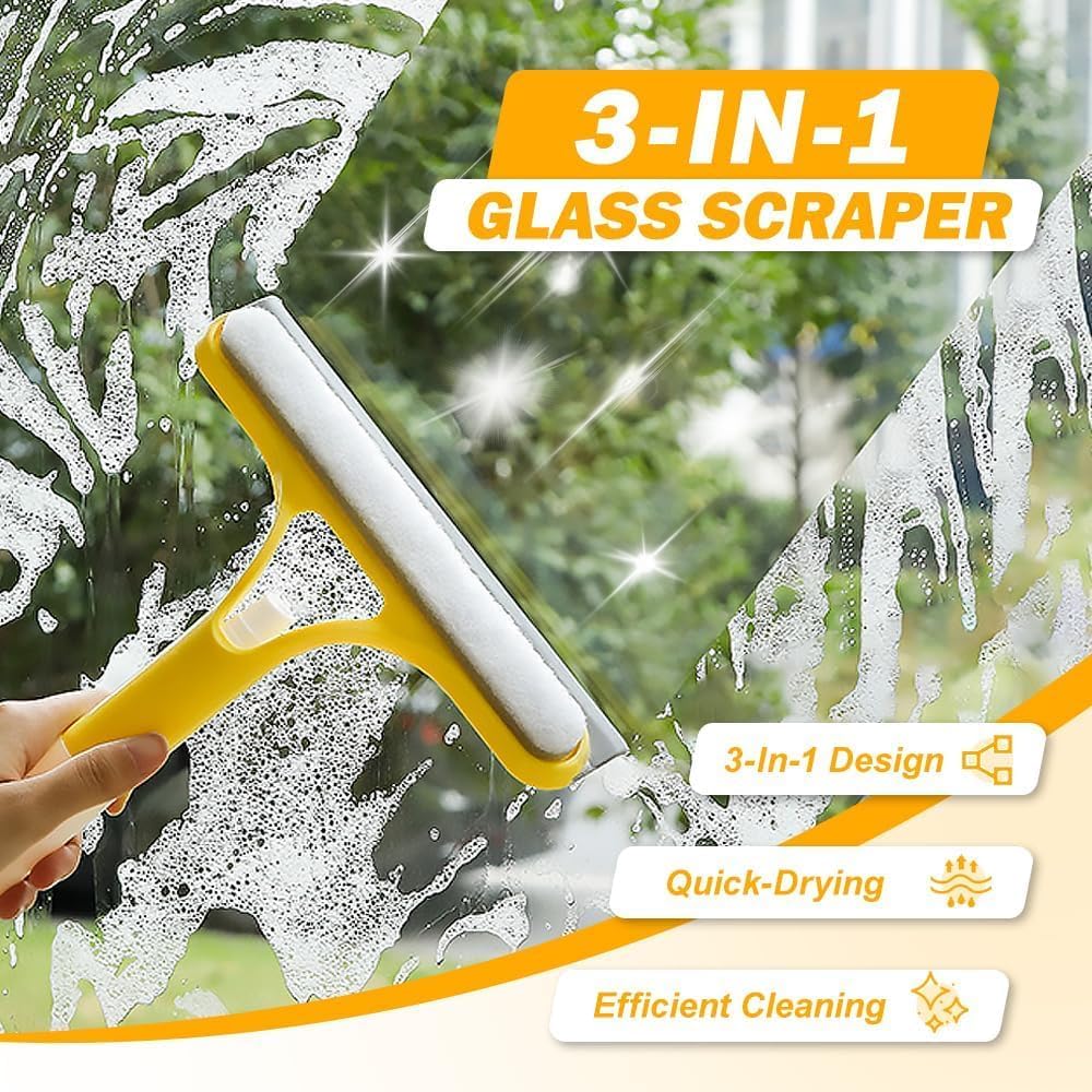 3-in-1 Window Cleaning Scraper