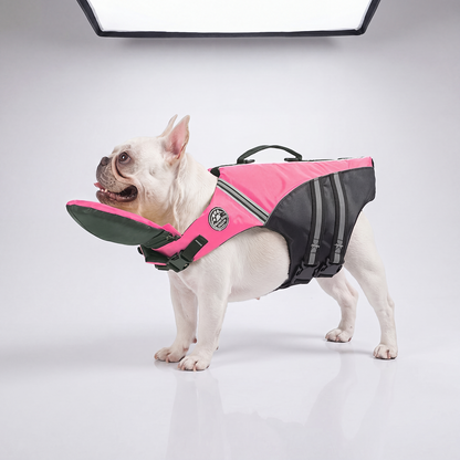 Pawfloaty - dog life jacket with head rest