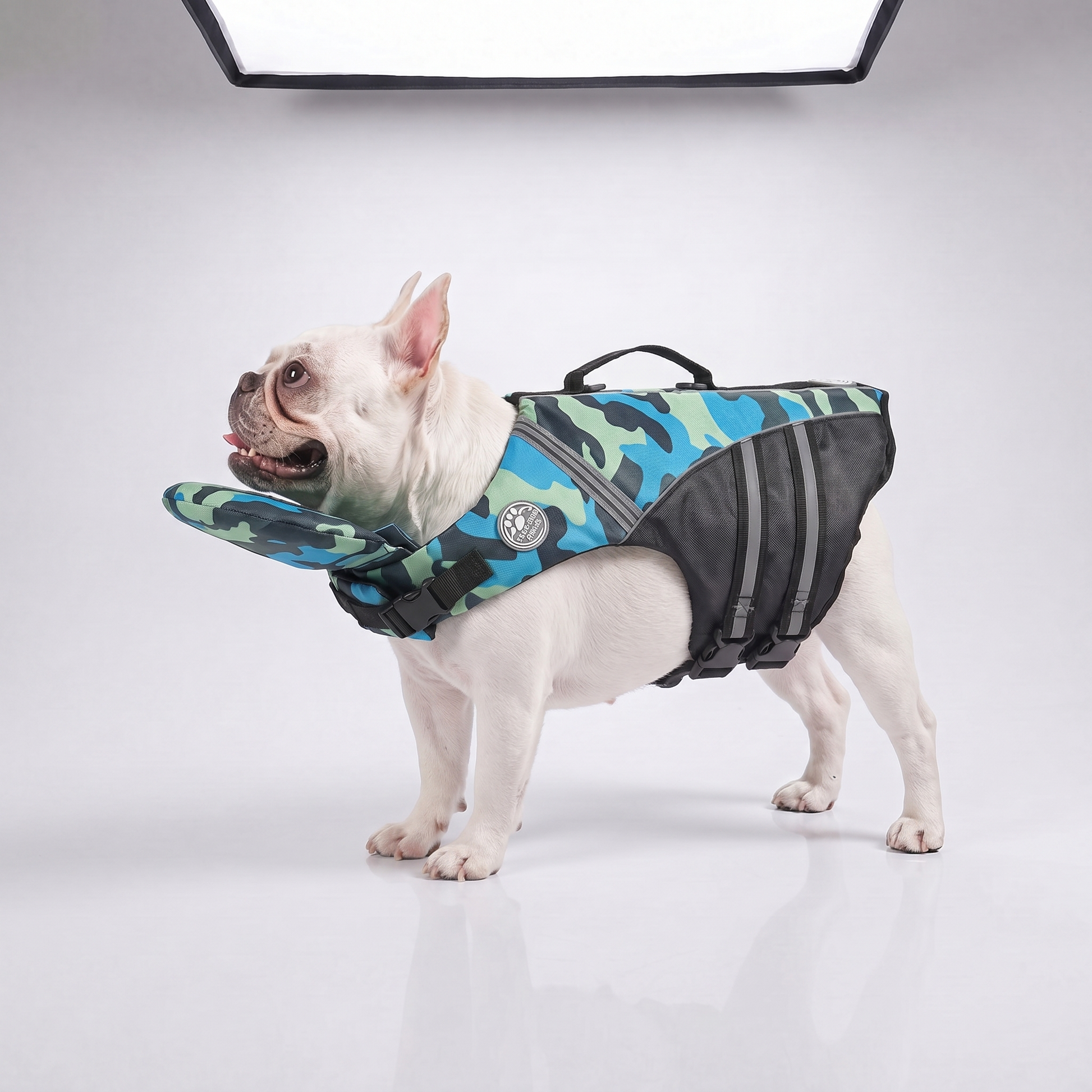 Pawfloaty - dog life jacket with head rest
