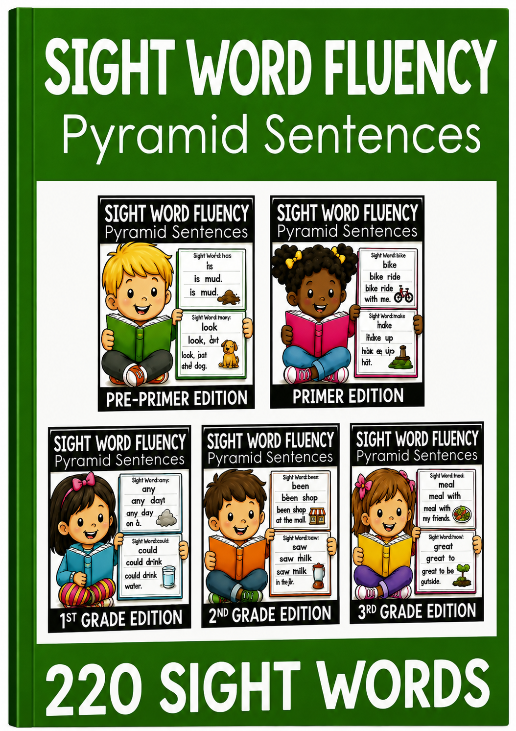 220 Sight Word Fluency Learning Book