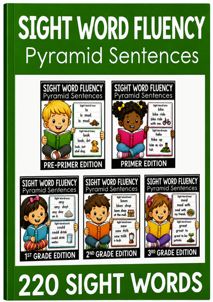 220 Sight Word Fluency Learning Book