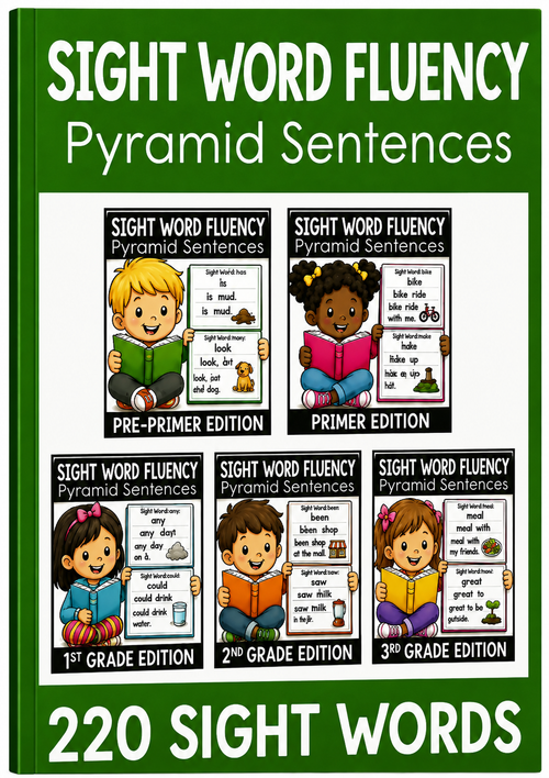 220 Sight Word Fluency Learning Book