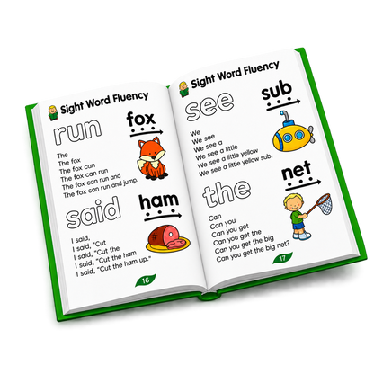 220 Sight Word Fluency Learning Book