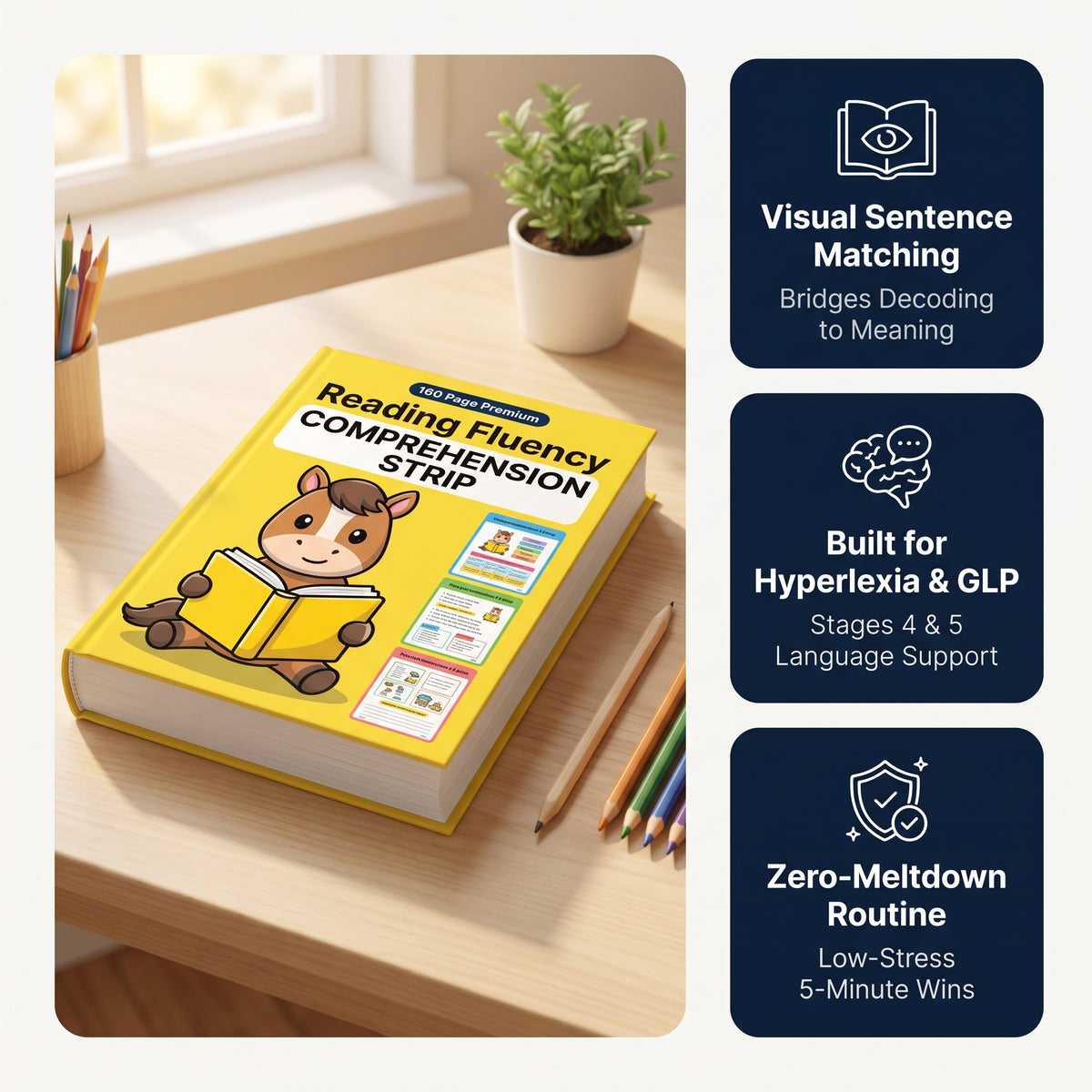 Read, Circle, Understand - From Reading Words to Understanding Sentences
