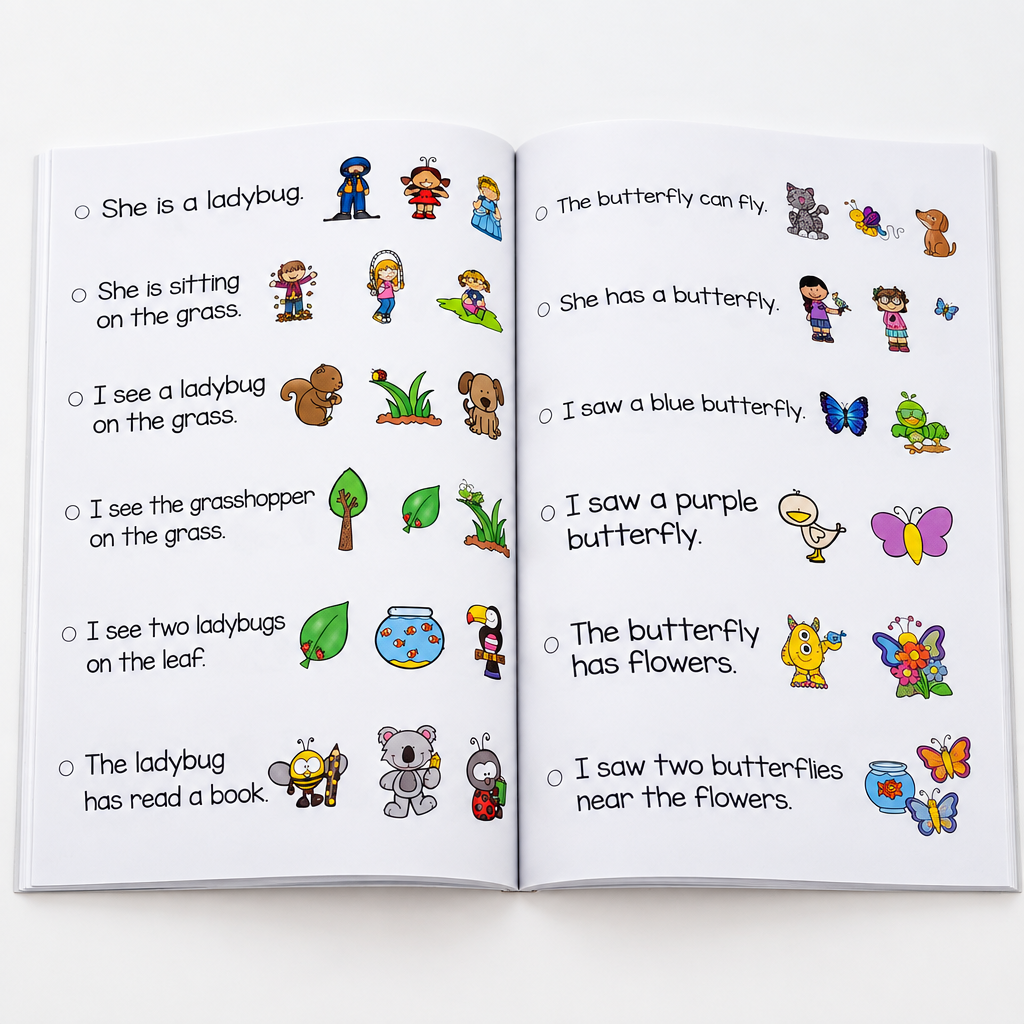 Read, Circle, Understand - From Reading Words to Understanding Sentences