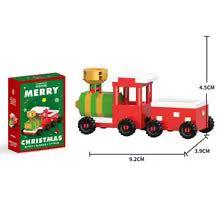 Festive Santa Building Blocks