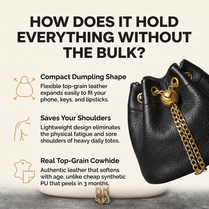 Quiet Luxury Dumpling Bag