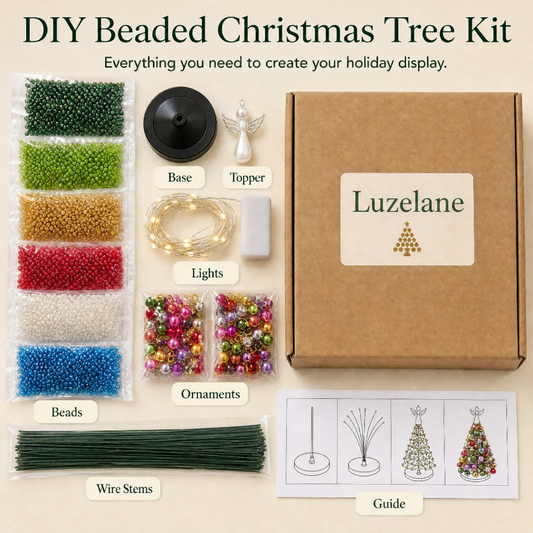 Beaded Christmas Tree Kits