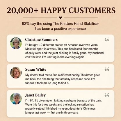 The Knitter's & Crocheters Hand Stabiliser