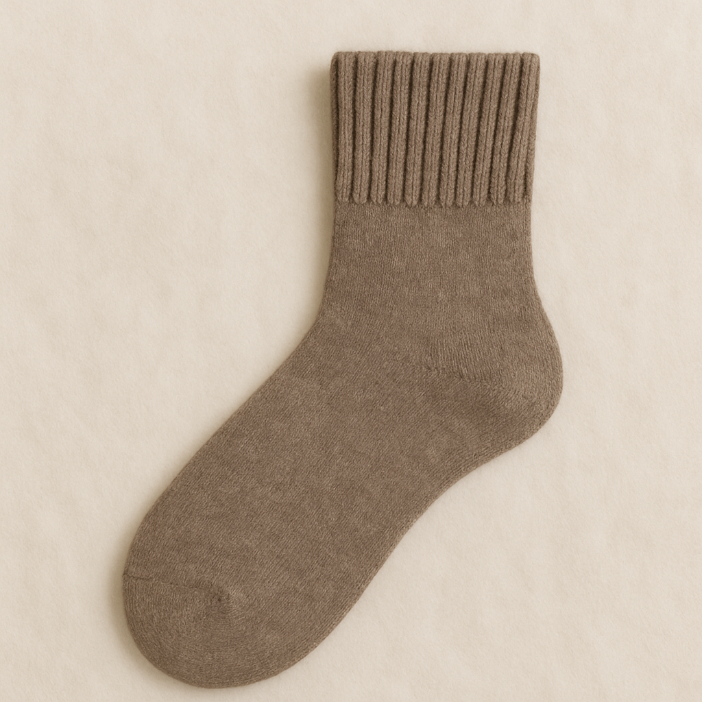 Knitted Cashmere Socks - 5 Pairs