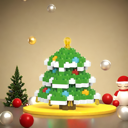 Festive Santa Building Blocks