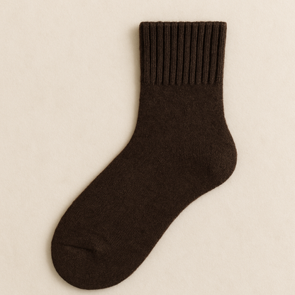 Knitted Cashmere Socks - 5 Pairs