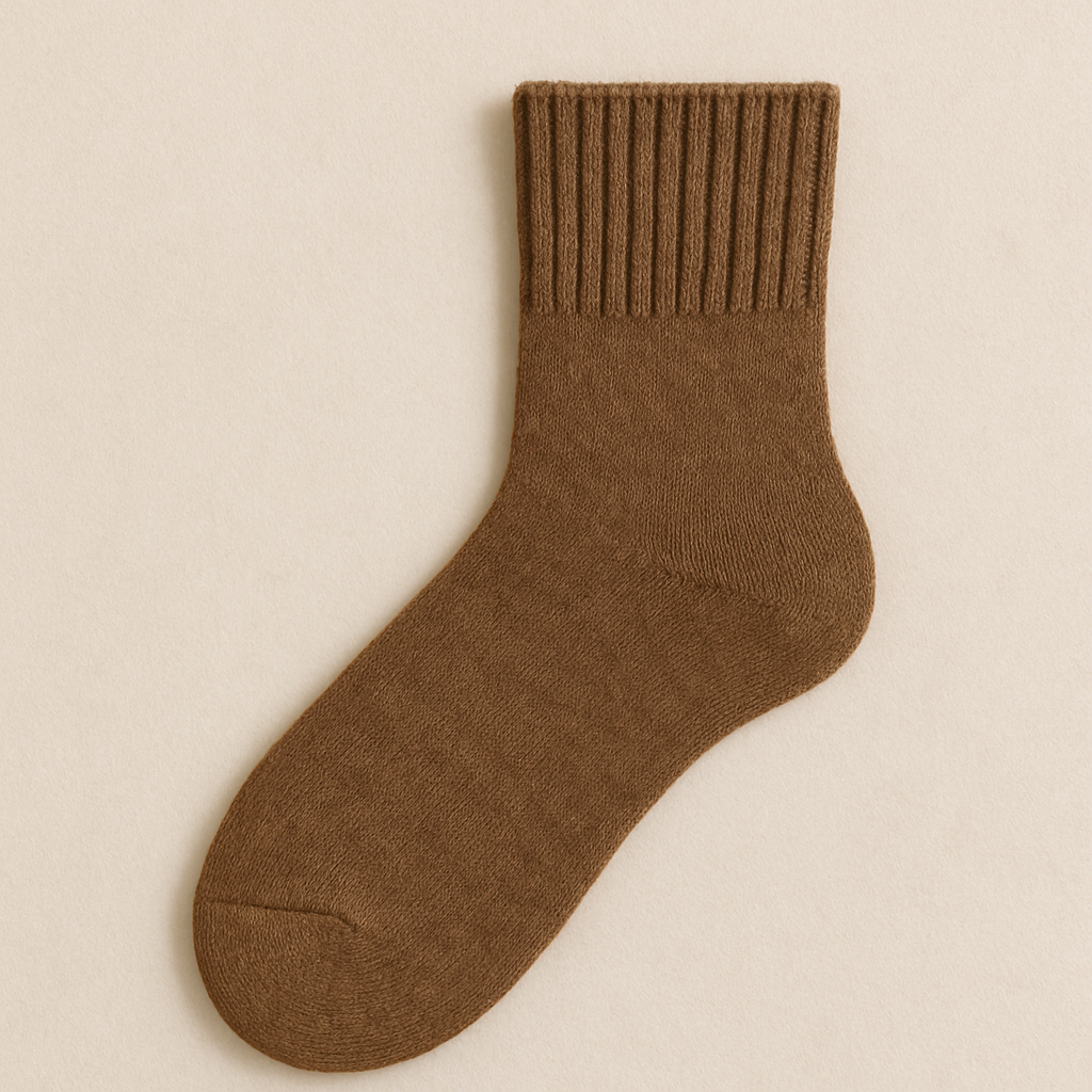 Knitted Cashmere Socks - 5 Pairs
