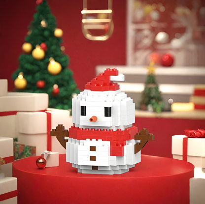 Festive Santa Building Blocks
